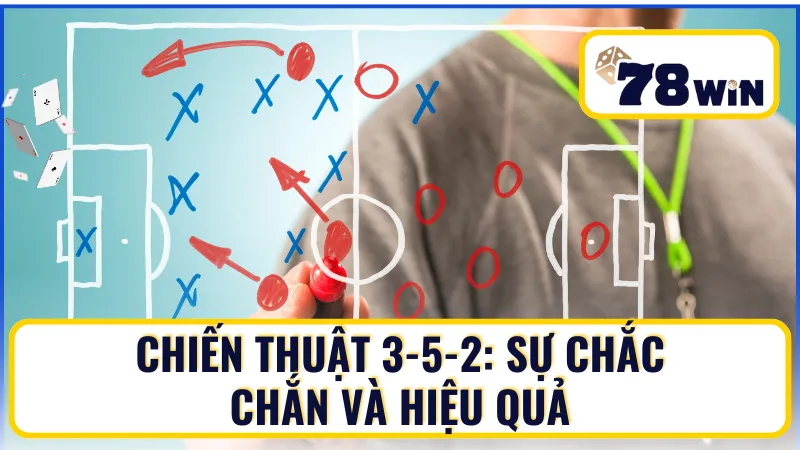 Chiến thuật 3-5-2: Sự chắc chắn và hiệu quả